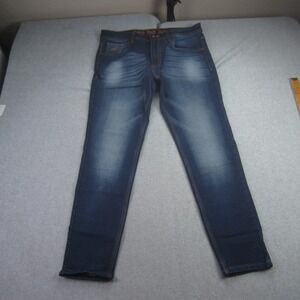 Calvin‎ Klein Jeans Mens 34Blue  Dark Wash Slim Straight Denim Casual
